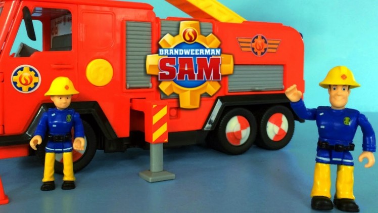 Fireman Sam Toys Unboxing Deluxe Jupiter by Simba |  Fire Truck Brandweerman Sam