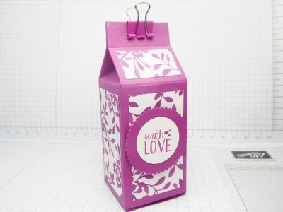 Fold-Flat Tealights Tower Box & Funky Birthday Mini Binder Clips from Stampin' Up!