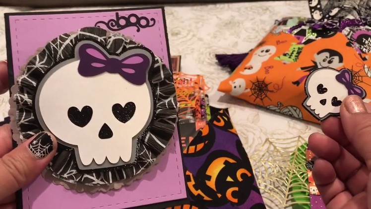 Halloween Project Share: Fabric Loaded Envelopes for Crafty Friends