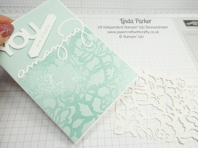 Heat Embossing Designs from Intricate Dies onto Card Stock