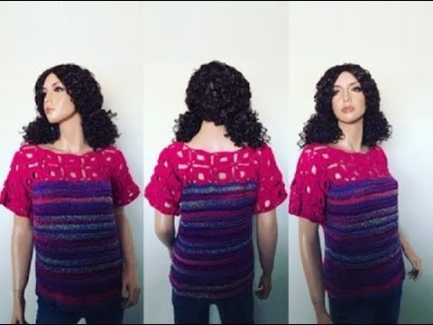 How to Crochet a Blouse Pattern #621│by ThePatternFamily