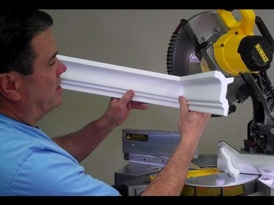 How to cut an inside crown molding corner by Creative Crown