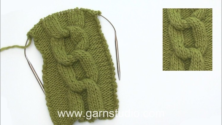 How to knit a cable knot