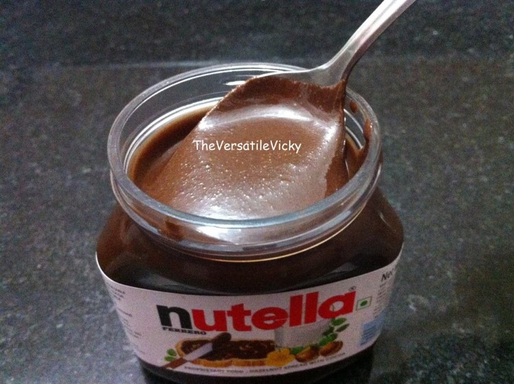 How to make Nutella at Home   Homemade Nutella Spread Recipe Hazelnut Butter Spread