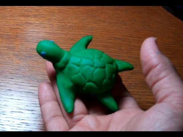 How to make Play Doh animals - Sea Turtle