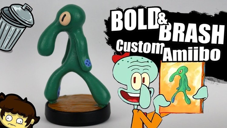 I make Bold & Brash from Spongebob into an Amiibo! (+GIVEAWAY) | Custom Amiibo Ep. 23
