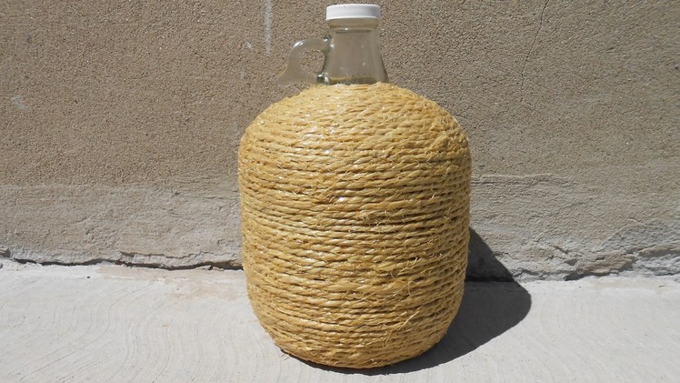Insulating And Protecting A Glass Gallon Water Jug