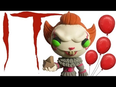 IT "PENNYWISE” FUNKO POP ????Polymer Clay Tutorial