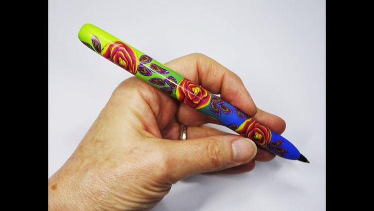 Making and Covering a Polymer Clay Pen from Scratch