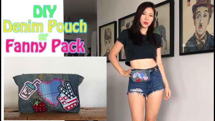 Old Jeans Recycling | DIY Fanny Pack