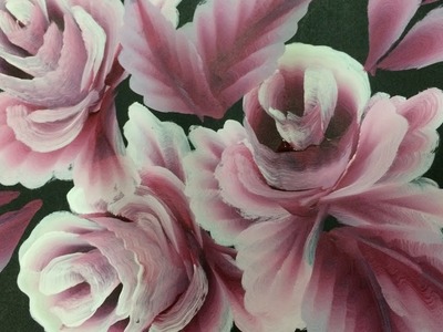 One Stroke Painting-Bunch of roses