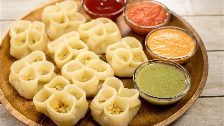 Open Momos Recipe | Kathmandu Style Gangri Sumai Restaurant Momo Recipe