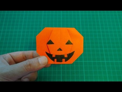 Origami【Halloween／Jack-o'-lantern】
