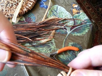 Pine Needle Baskets Part Two: Starting the coil and stitching