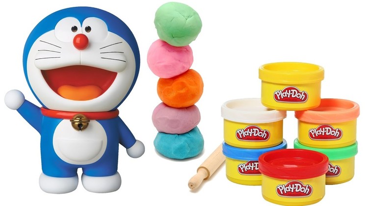 Play Doh Making of Doraemon Cartoon | Clay Molding | Easy Play Doh