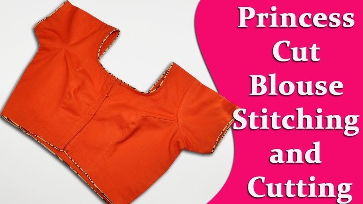 Princess cut Blouse cutting and stitching malayalam Part 2