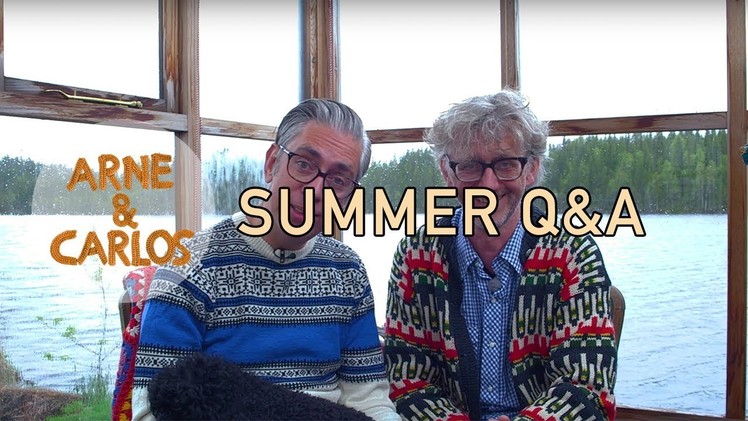 Q&A with ARNE & CARLOS | Summer 17 - part 2