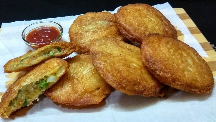 झटपट बनाये क्रिस्पी और स्वादिष्ट ब्रेड की कचौड़ी | Crispy Bread Kachori Recipe | Bread Recipe .