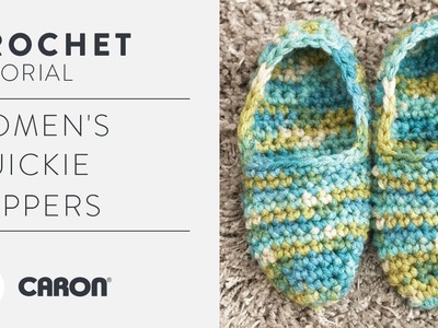 Women's Quickie Crochet Slippers