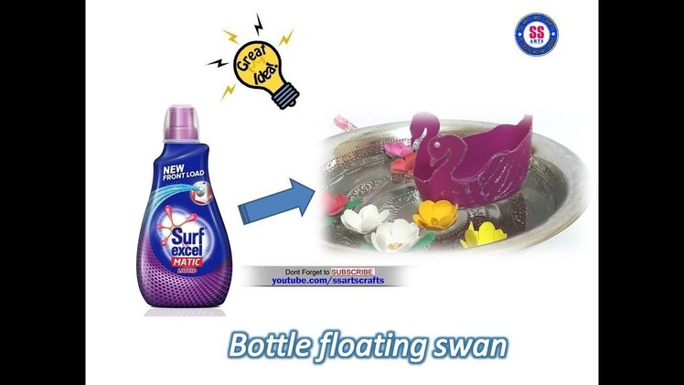 Best out of waste.Surf excel bottle craft idea.Recycled plastic bottle crafts