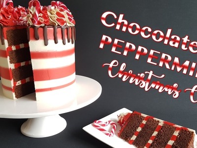 *BONUS* CHOCOLATE & PEPPERMINT CHRISTMAS CAKE | Abbyliciousz The Cake Boutique