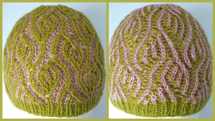 Brioche knitting *Spring hat* knitting patterns
