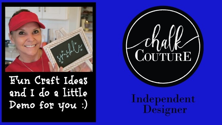 Chalk Couture Craft Idea & Demo and a small Michaels Haul