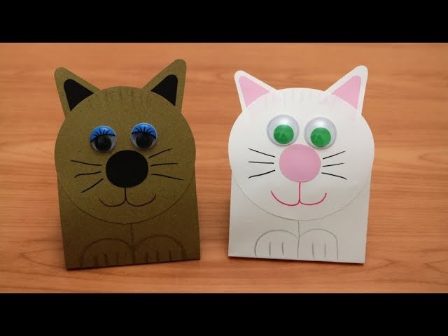 Craft: How to make a paper kitten