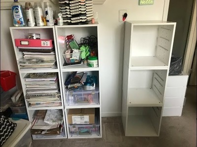 Craft Room Challenge - Organizing My Craft Room and Rearranging Furniture