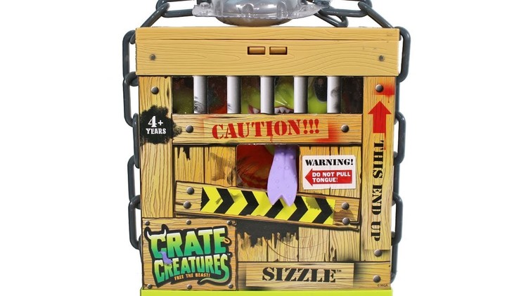 Crate Creatures Sizzle Unboxing Toy Review