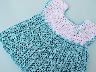 Crochet girl dress