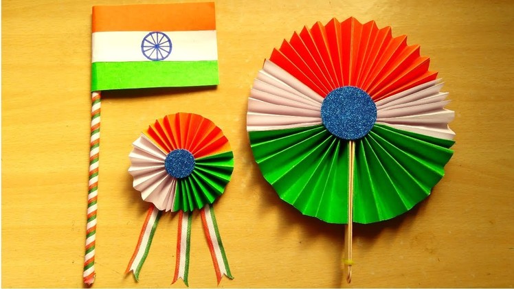 DIY 3 Easy Republic Day Craft || Independence Day Craft || Paper Craft Ideas For Kids ||