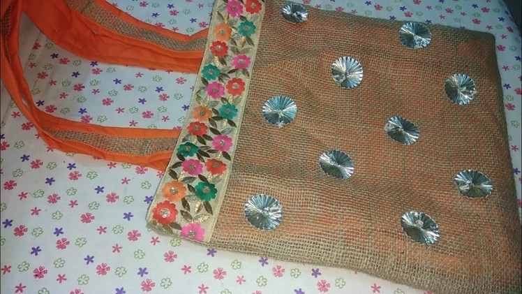 Diy Handbag.Tote bag | make beautiful fabric handbag at home