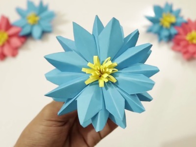 DIY How To Make Paper Flower l Very Easy To Make  l Paper Craft Ideas l 2018