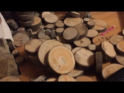 DIY Project - Firewood Rounds Wall Covering
