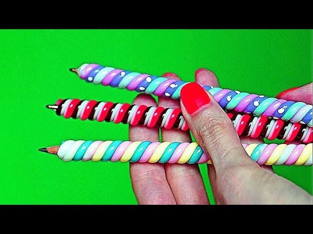 DIY Weird Back to School Supplies You Need to Try – Candy Style. DIY Hot Glue Pencil Topper