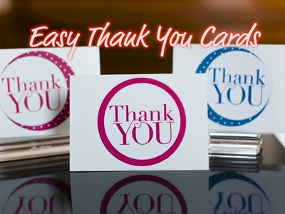 Easy Thank You Cards