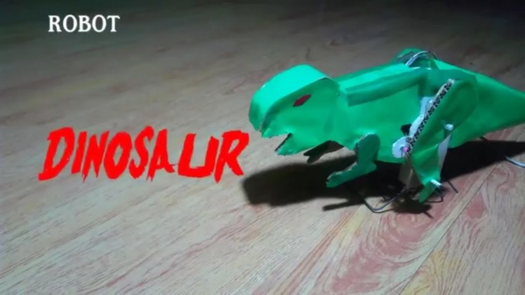 How to make a walking robot dinosaur