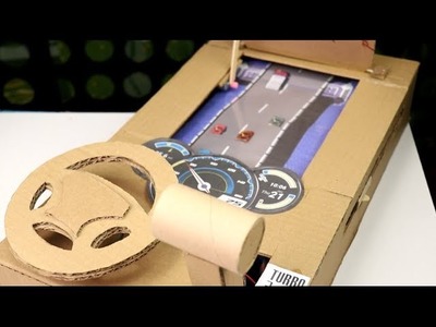 How To Make Car Racing Desktop Game from Cardboard! Stage 2