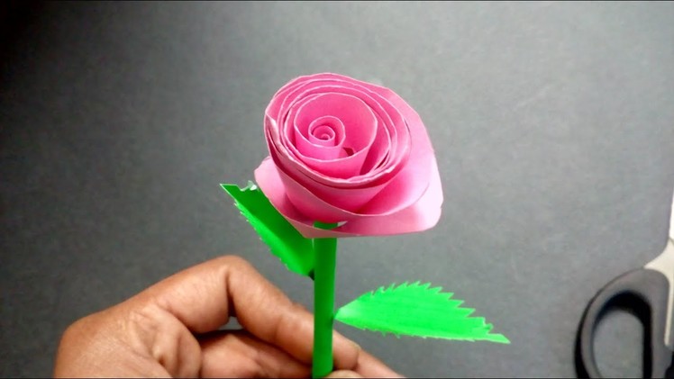 How to make rose: paper craft work |origami