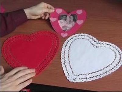 How to Make Valentines Day Cards : Choosing a Doily for Valentine's Cards
