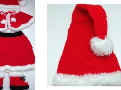 Knit Christmas baby set: part 2 - hat