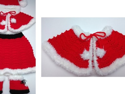 Knit Christmas baby set: part 4 - cape