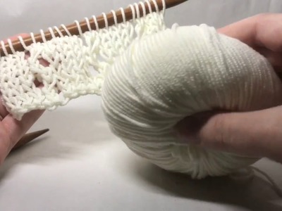 Lacy knit stitch: Dianna Blanket Shrug pattern by YarnHookNeedles