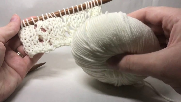 Lacy knit stitch: Dianna Blanket Shrug pattern by YarnHookNeedles