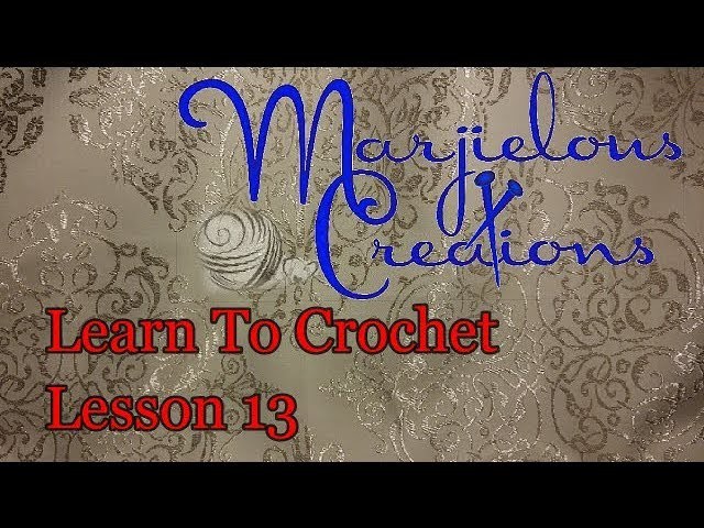 Learn to crochet 13, colour working and clusters