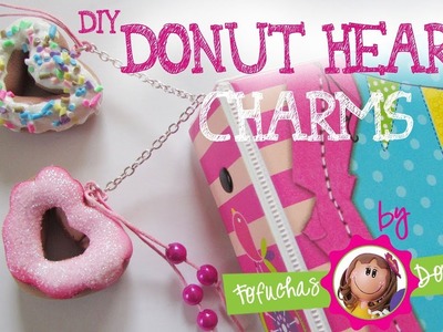 Make an easy Donut Heart Charm DIY - Fun Foam Craft
