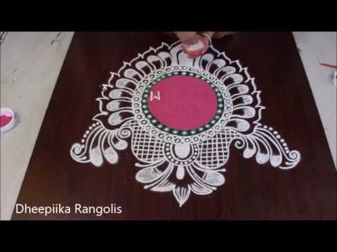 New year special  rangoli design II happy new year rangoli 2018