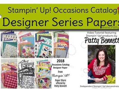 Occasions 2018 Catalog Designer Papers - Stampin' Up!