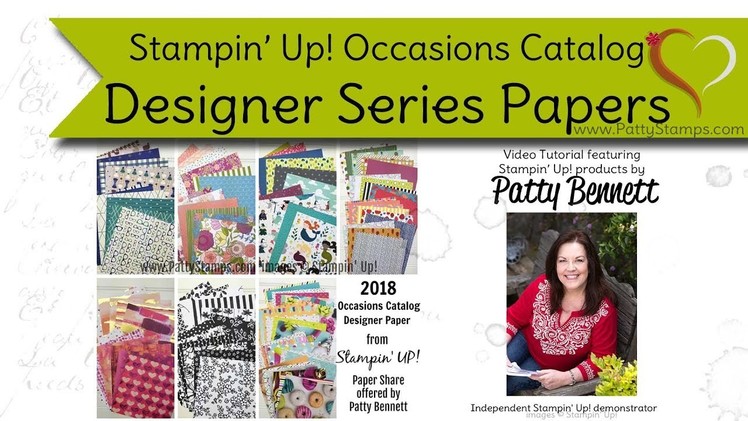 Occasions 2018 Catalog Designer Papers - Stampin' Up!